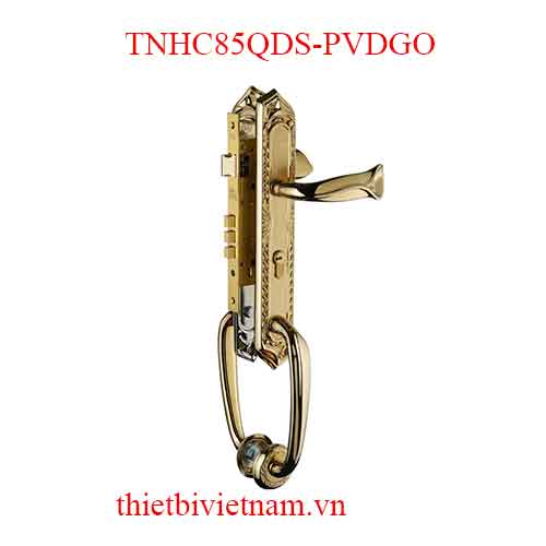 Bộ khóa đồng thau HC 85 QUEEN đại sảnh PVD Gold dài 520 TNHC85QDS-PVDGO