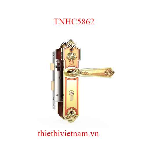 Bộ khóa tay nắm đồng thau HC 5862 dài 240 model TNHC5862