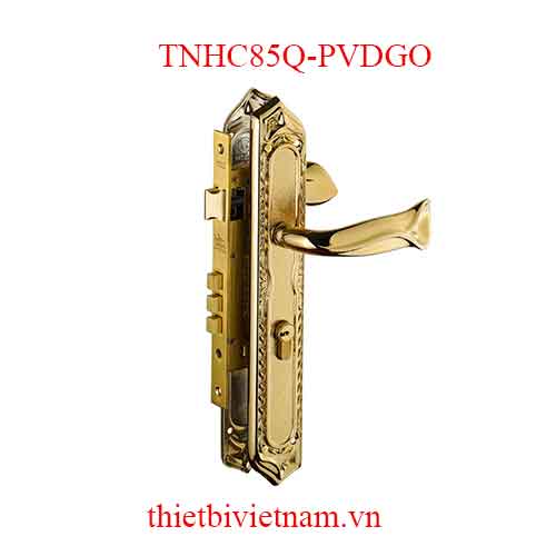 Bộ khóa tay nắm đồng thau HC 85 QUEEN PVD Gold dài 370 model TNHC85Q-PVDGO