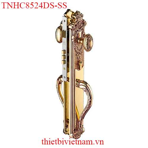 Bộ khóa tay nắm đồng thau HC 8524 đại sảnh dài 505 model TNHC8524DS-SS