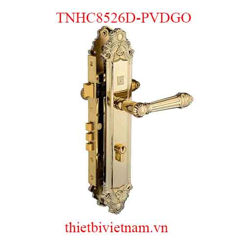 Bộ khóa tay nắm đồng thau HC 8526 đại PVD Gold dài 350 model TNHC8526D-PVDGO