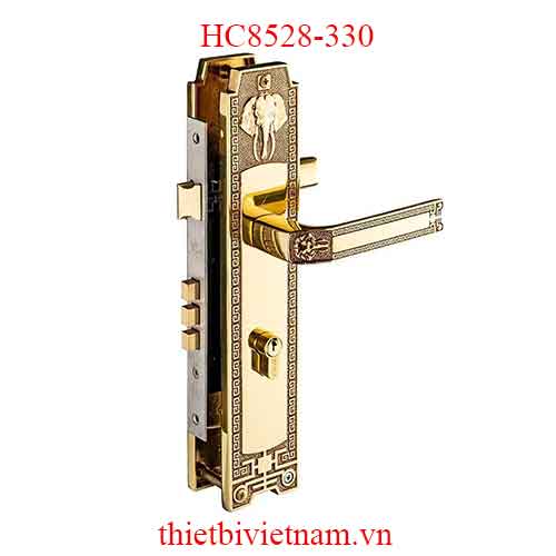 Bộ khóa tay nắm đồng thau HC 8528 đại dài 330 model HC8528-330
