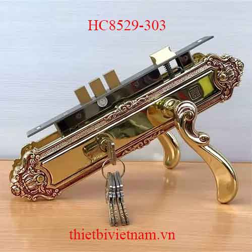 Bộ khóa tay nắm đồng thau HC 8529 dài 303 model HC8529-303