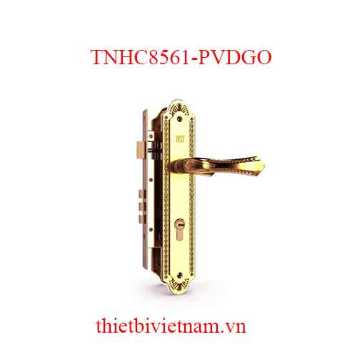 Bộ khóa tay nắm đồng thau HC 8561 PVD Gold dài 290 model TNHC8561-PVDGO