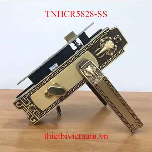 Bộ khóa tay nắm đồng thau HCR 5828 dài 213 model TNHCR5828-SS