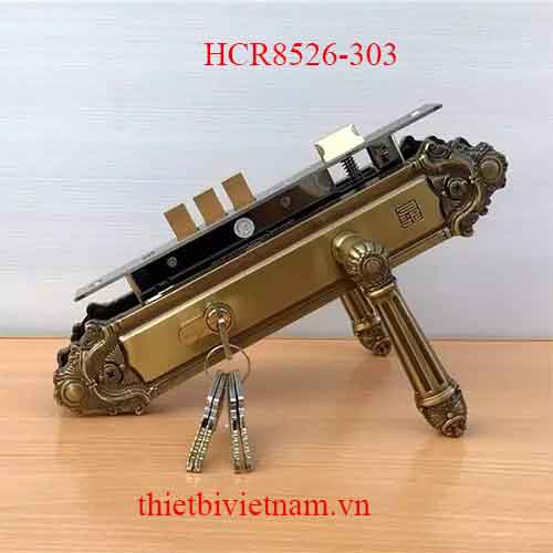 Bộ khóa tay nắm đồng thau HCR 8526 dài 303 model HCR8526-303