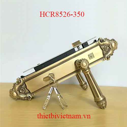 Bộ khóa tay nắm đồng thau HCR 8526 đại dài 350 model HCR8526-350