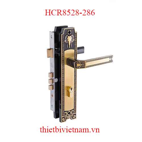 Bộ khóa tay nắm đồng thau HCR 8528 dài 286 model HCR8528-286