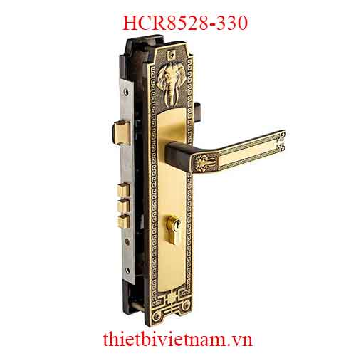 Bộ khóa tay nắm đồng thau HCR 8528 đại dài 330 model HCR8528-330