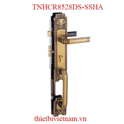 Bộ khóa tay nắm đồng thau HCR 8528 đại sảnh dài 590 model TNHCR8528DS-SSHA