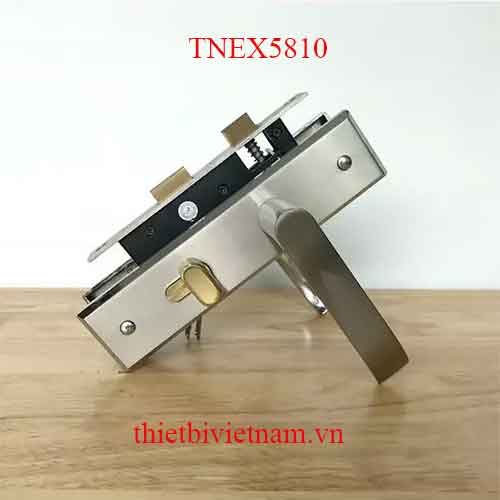 Bộ khóa tay nắm hợp kim EX 5810 trắng bạc dài 200 model TNEX5810