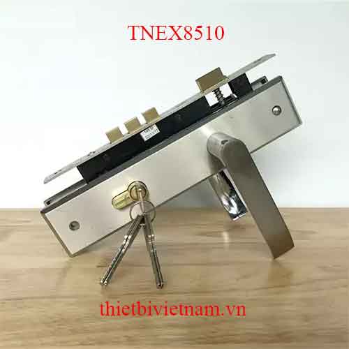 Bộ khóa tay nắm hợp kim EX 8510 trắng bạc dài 260 model TNEX8510