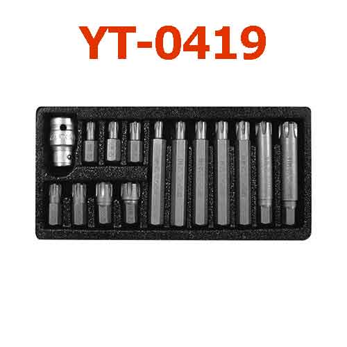 Bộ khớp nối nhanh 15 chi tiết YATO YT-0419