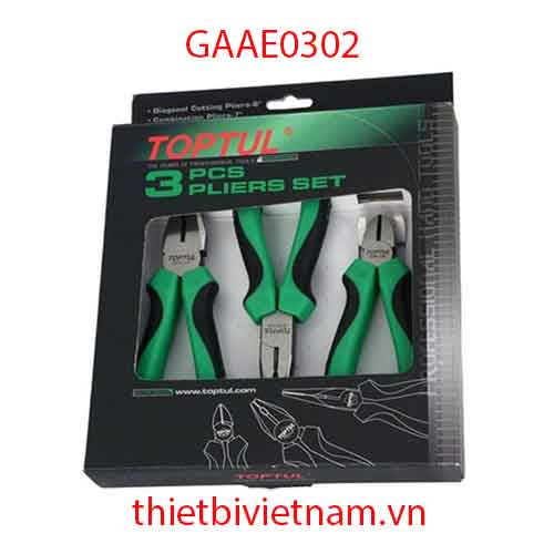Bộ kìm 3 món hãng TOPTUL GAAE0302