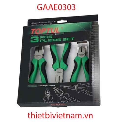  Bộ kìm 3 món hãng TOPTUL GAAE0303