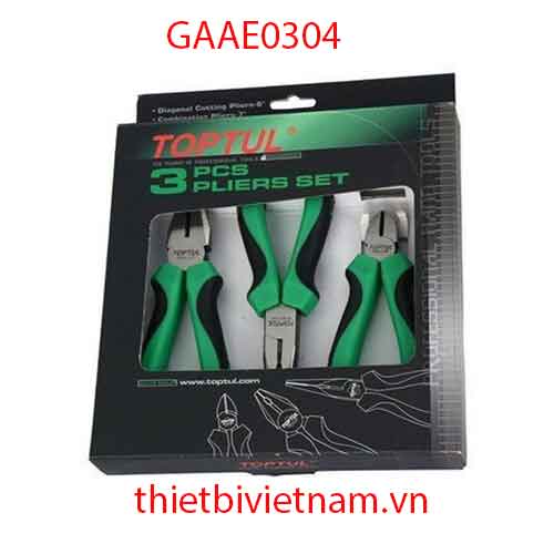  Bộ kìm 3 món hãng TOPTUL GAAE0304