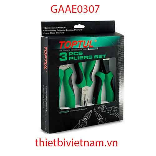  Bộ kìm 3 món hãng TOPTUL GAAE0307