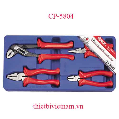 BỘ KÌM 4 CHIẾC TAY CẦM NHỰA HÃNG GENIUS MODEL CP-5804