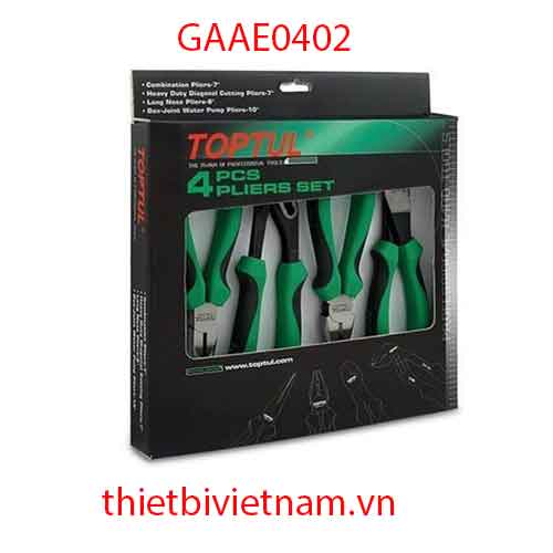  Bộ kìm 4 món hãng TOPTUL GAAE0402