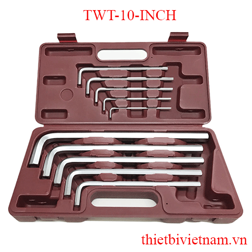 Bộ lục giác 10 cây hộp đỏ ( Inch ) TOP TWT-10-INCH