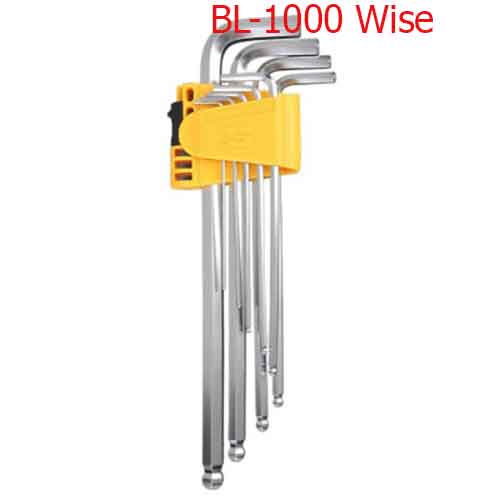 Bộ lục giác bi 9 cây và tay vặn SBL-1000 Wise