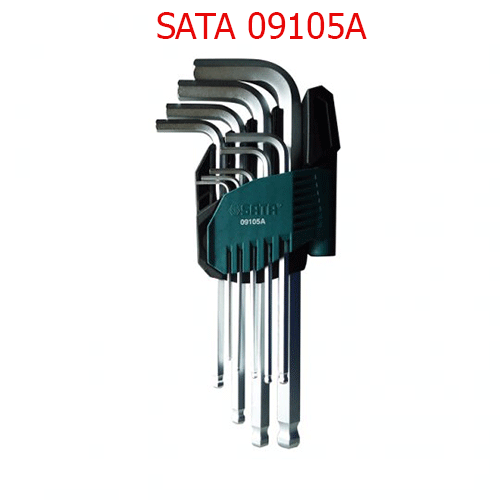 Bộ lục giác bi loại 9 chi tiết (hệ mét) SATA 09105A