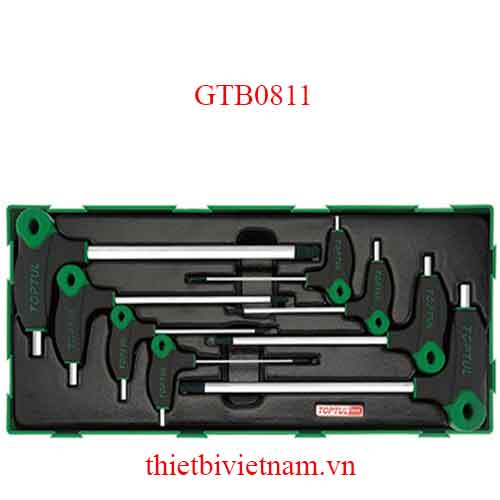 BỘ LỤC GIÁC CHỮ L 8 CHI TIẾT TOPTUL GTB0811