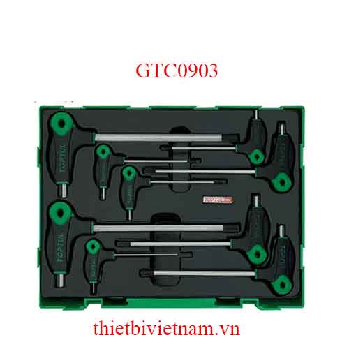 BỘ LỤC GIÁC CHỮ L 9 CHI TIẾT TOPTUL GTC0903
