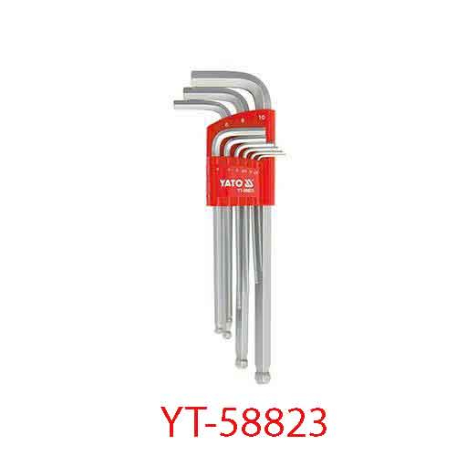 Bộ Lục giác dài đầu bi 9 cái YATO YT-58823