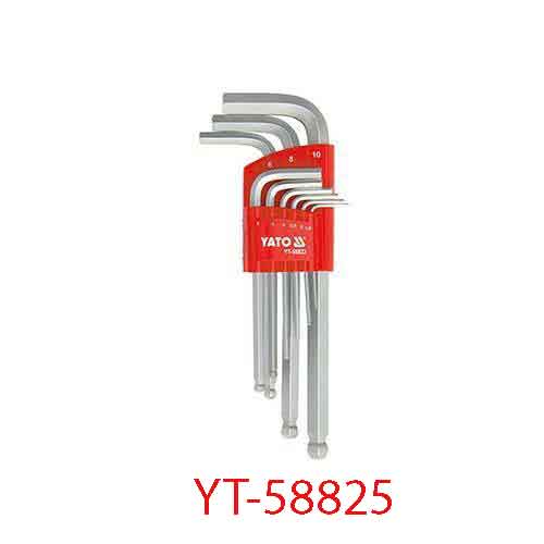 Bộ Lục giác đầu bi 9 chi tiết YATO YT-58825