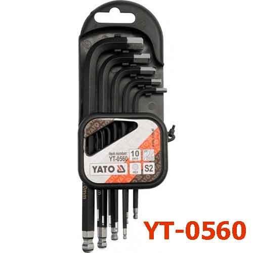 Bộ Lục giác đầu bi Yato 10 chi tiết YATO YT-0560