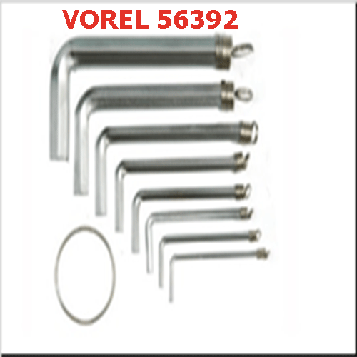 Bộ lục giác hệ mét 8 chi tiết VOREL 56392