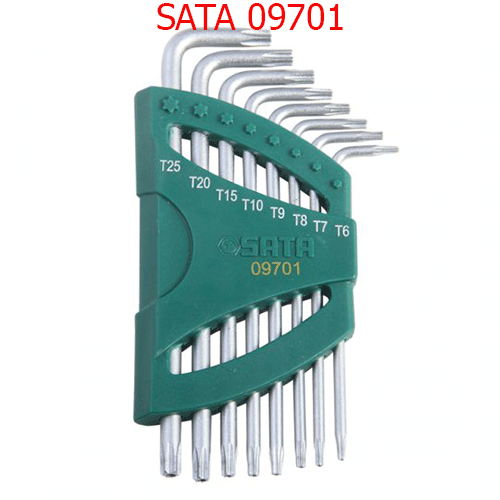 Bộ lục giác sao loại dài 8 chi tiết SATA 09701