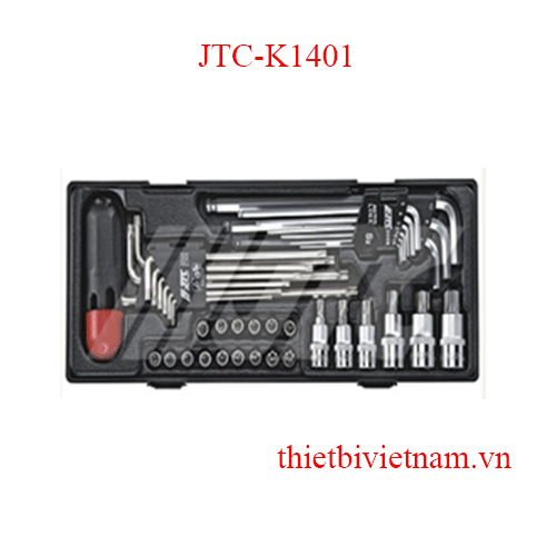 Bộ lục giác và đầu khẩu lục giác 40 chi tiết JTC JTC-K1401
