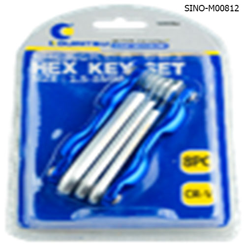 Bộ lục giác xếp gồm 8 kích cỡ 1,5-2-2,5-3-4-5-6-8mm  