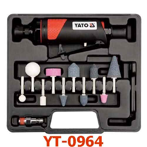 Bộ mài hơi đầu trụ Yato 11 chi tiết YT-0964