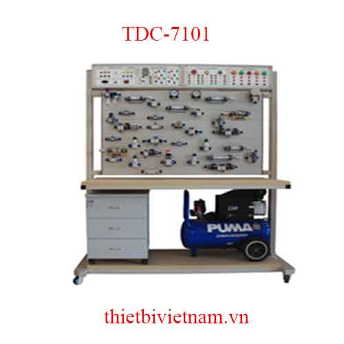 BỘ MÔ HÌNH THỰC HÀNH ĐIỆN KHÍ NÉN CƠ BẢN LOẠI 1 MODEL TDC-7101