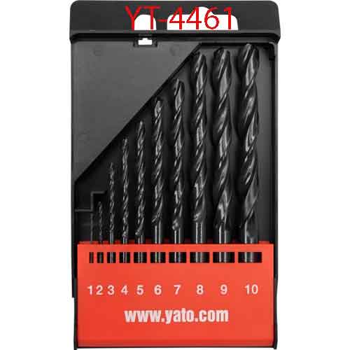 Bộ mũi khoan kim loại HSS 10 cái YATO YT-4461