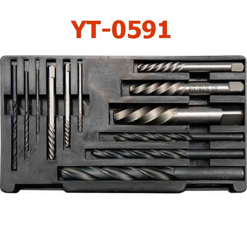 Bộ mũi khoan phá ốc vít hỏng Yato,12 chi tiết YT-0591