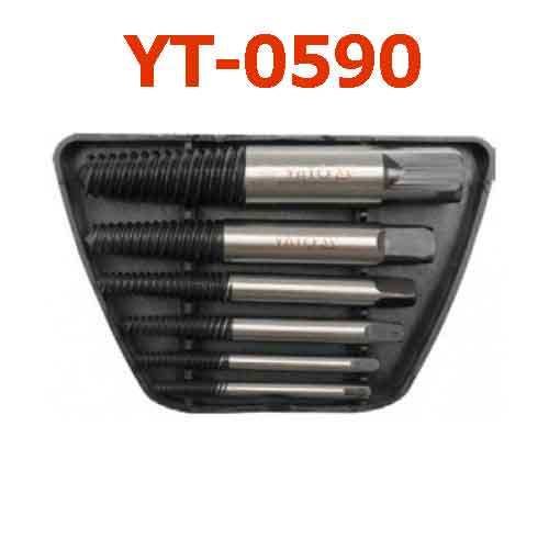 Bộ mũi khoan phá ốc vít hỏng Yato,6 chi tiết YT-0590