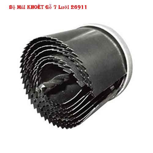 Bộ mũi khoét gỗ 7 lưỡi 26911