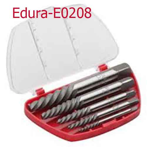 Bộ mũi lấy bu lông gãy 5 chi tiết (1#, 2#, 3#, 4#, 5#mm)  Edura-E0208