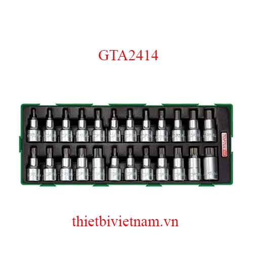 BỘ MŨI VÍT 1/2 INCH 24 CHI TIẾT TOPTUL GTA2414
