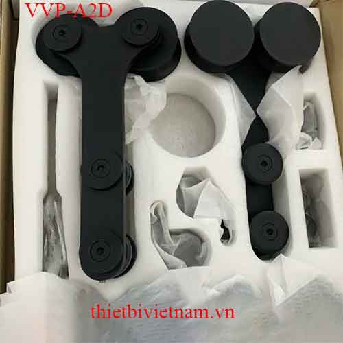 Bộ phụ kiện kính lùa đôi phi 25 VVP màu đen model VVP-A2D