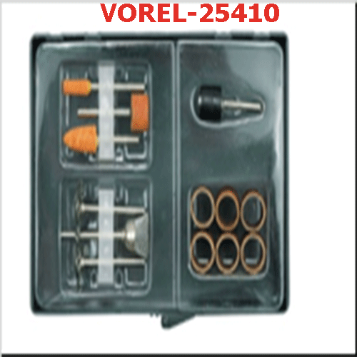 Bộ phụ kiện máy mài hói trụ mini 13 chi tiết VOREL-25410