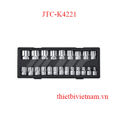 Bộ socket 6 cạnh 1/2 inch - 22 chi tiết JTC JTC-K4221 