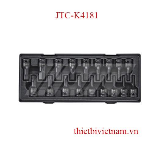 Bộ socket lục giác và hoa khế 1/2 inch - 18 chi tiết JTC JTC-K4181