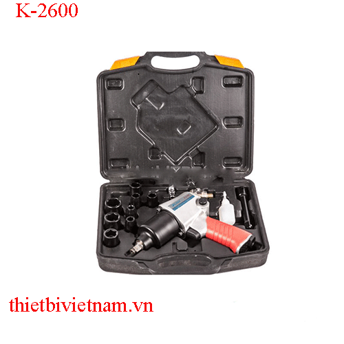 Bộ Súng Bắn Ốc Vặn Bu Lông Kuanai K-2600 1/2″ Inch Đài Loan