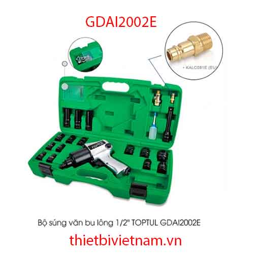 BỘ SÚNG VĂN BU LÔNG 1/2 INCH TOPTUL GDAI2002E