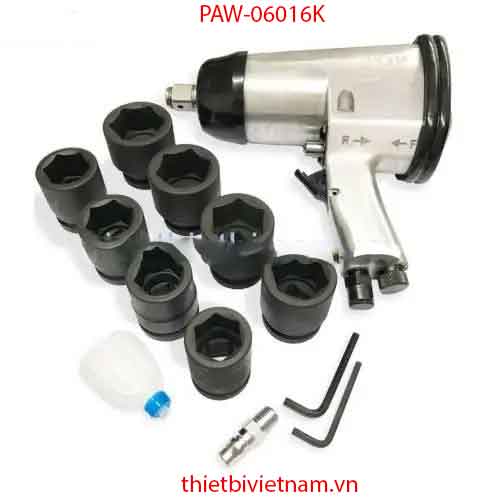 Bộ súng vặn bu lông bằng khí nén 3/4 inch hãng Top Model PAW-06016K